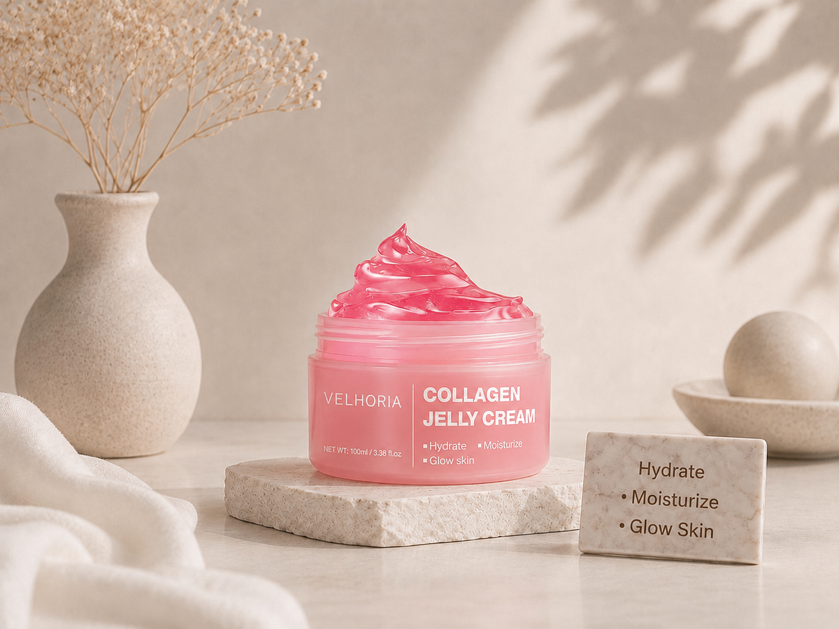 Velhoria Collagen Jelly Cream - Glass Skin Moisturizer