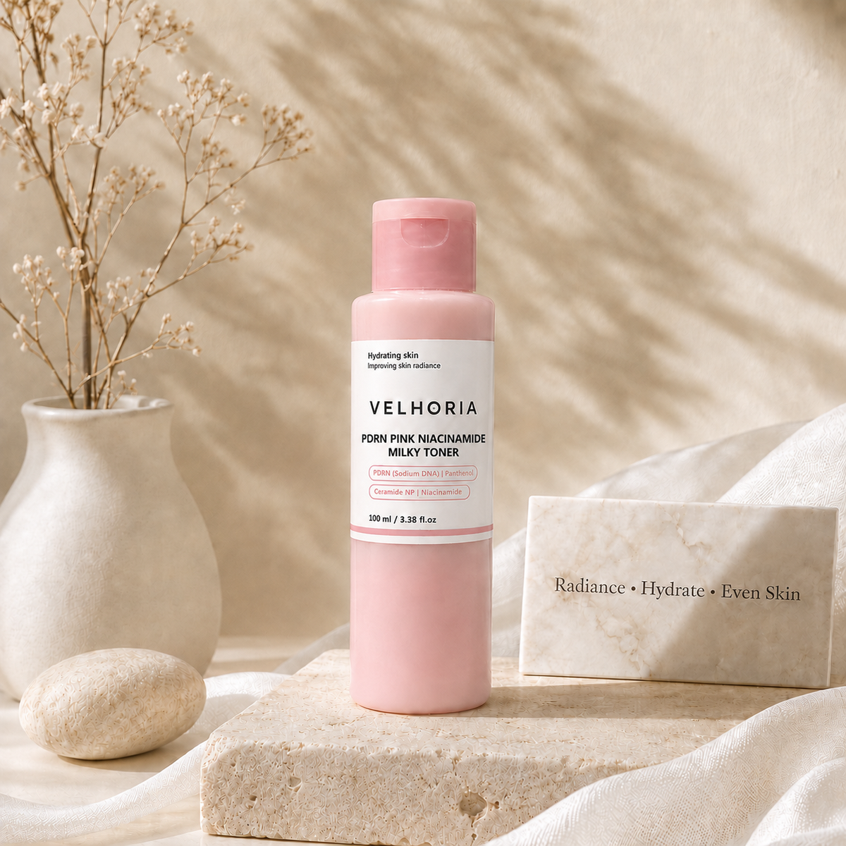 Velhoria PDRN Pink Niacinamide Milky Toner