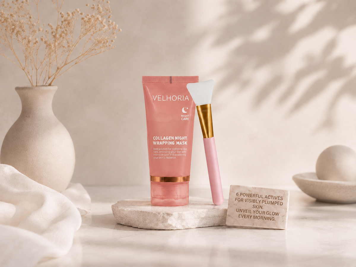 Collagen Night Wrapping Mask & Precision Brush Set