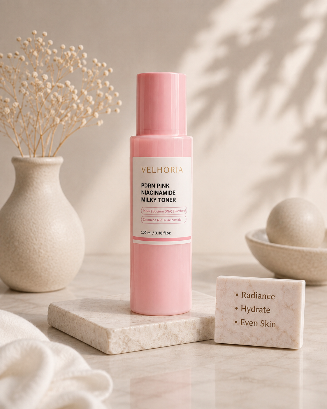 Velhoria PDRN Pink Niacinamide Milky Toner