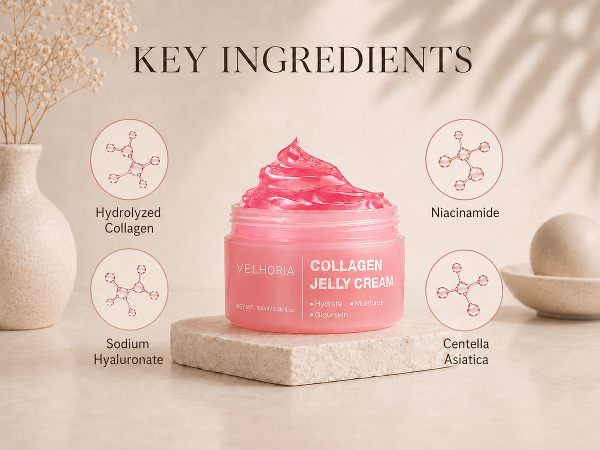 Velhoria Collagen Jelly Cream - Glass Skin Moisturizer