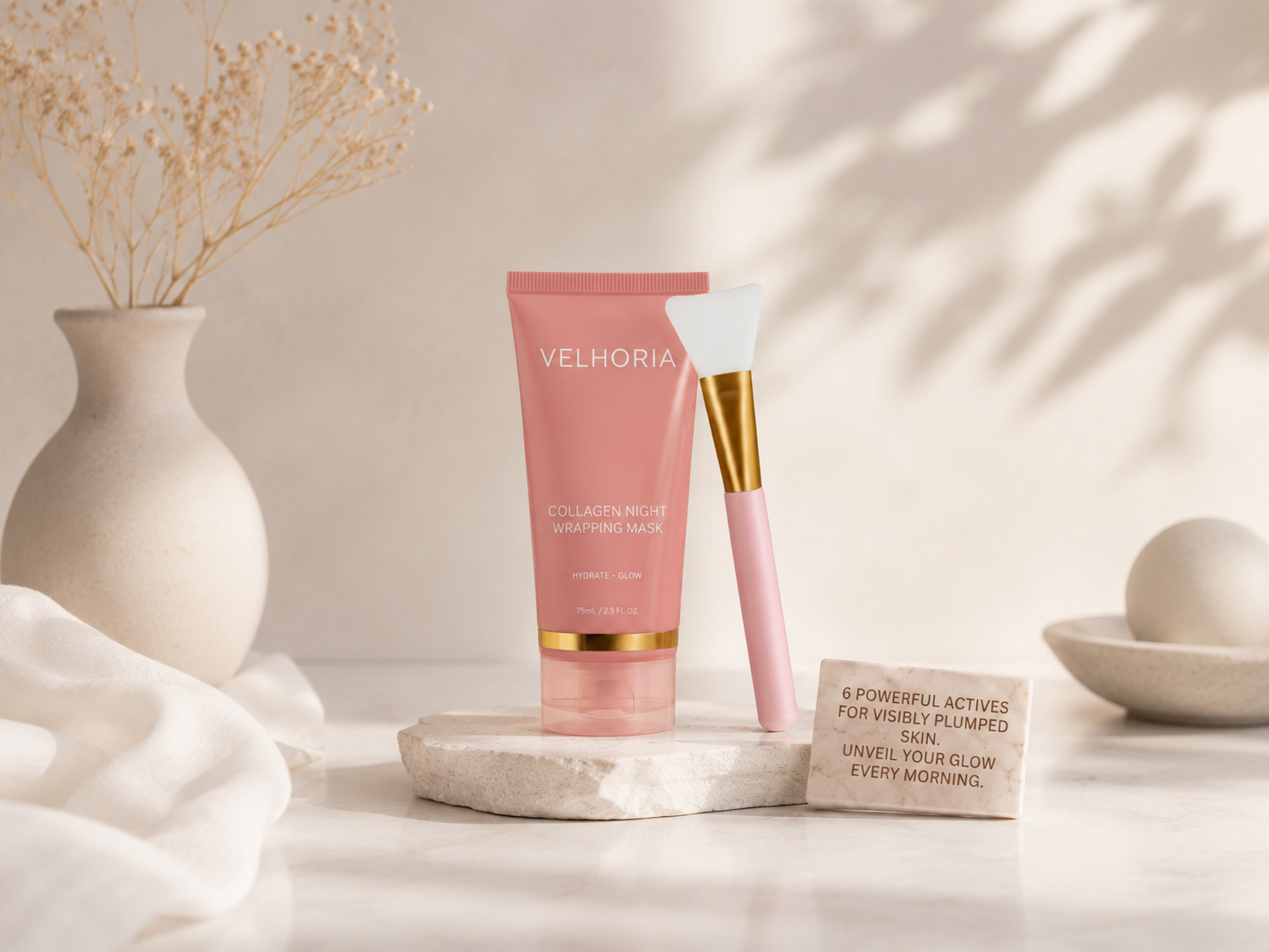 Collagen Night Wrapping Mask & Precision Brush Set